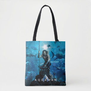 Bolsa Tote Aquaman   Prince Orin Com Animais Aquáticos