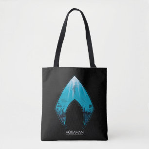 Bolsa Tote Aquaman vê completamente o gráfico do oceano do