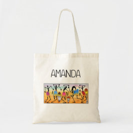 Bolsa Tote Aquarela Africana, compro de dança do aquecimento 