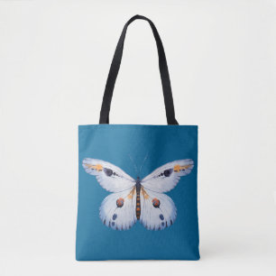 Bolsa Tote Aquarela borla azul borla + suas ideias