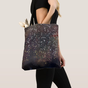 Bolsa Tote Aquarela Brilhante Rústica Moderna Glamourosa