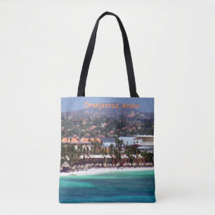 Bolsa Tote Aquarela de Oranjestad, Aruba