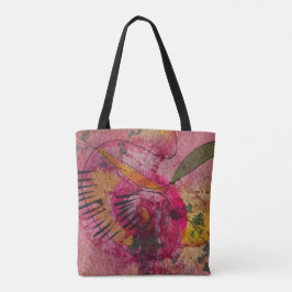 Bolsa Tote Aquarela E Abstrato De Tinta Belas Artes