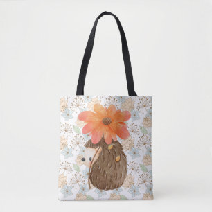 Bolsa Tote Aquarela Floral Cura