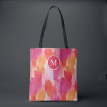 Bolsa Tote Aquarela Monograma Laranja Rosa Abstrato<br><div class="desc">A Bolsa Tote Monograma em Aquarela Rosa Laranja Abstrata é a combinação perfeita de estilo e praticidade. Com um design vibrante em aquarela em tons de rosa e laranja, esta tote adiciona um toque de cor a qualquer look. O monograma adiciona um toque pessoal, tornando-a exclusivamente sua. Com compartimentos espaçosos,...</div>