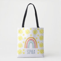 Aquarela Personalizada Caprichosa Boho Arco-íris e
