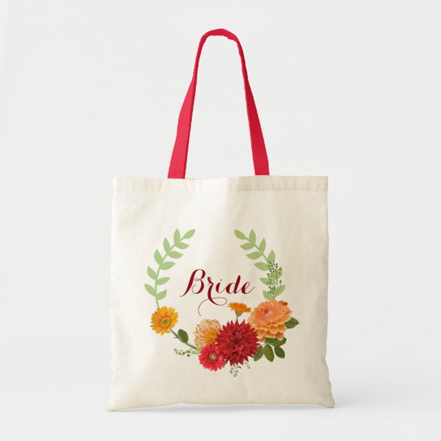 Bolsa Tote Aquarelas Flores de Mola Design (Frente)
