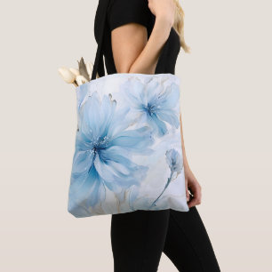 Bolsa Tote Aquarelle Floral Bloom Watercolor