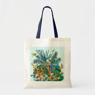 Bolsa Tote Aquário de água salgada de peixes tropicais de rec
