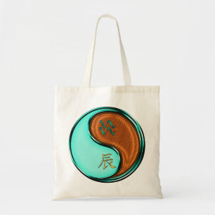Bolsa Tote Aquário & Dragão de Madeira