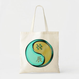 Bolsa Tote Aquário & Dragão de Metal