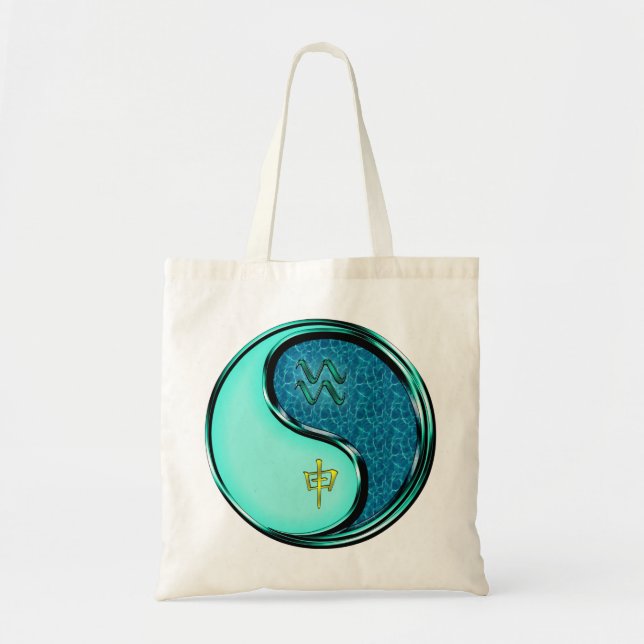 Bolsa Tote Aquário & Macaco de Água (Frente)
