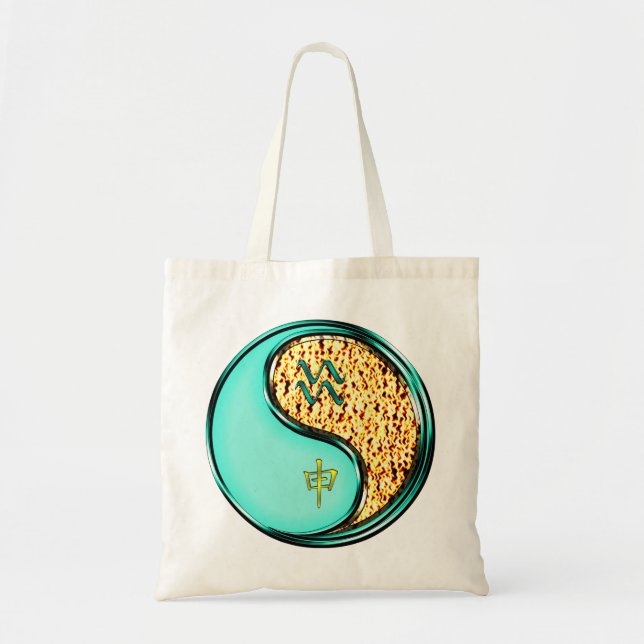 Bolsa Tote Aquário & Macaco de Fogo (Frente)