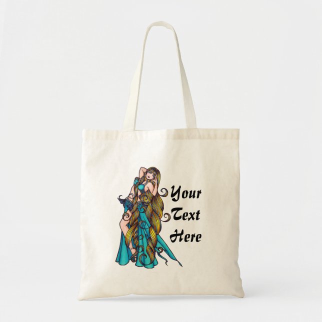 Bolsa Tote Aquarius Belly Dancer (Frente)
