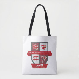 Bolsa Tote Aquarius Birthday Crest™ for January 20-31