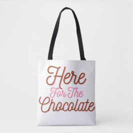 Bolsa Tote Aqui para o Chocolate