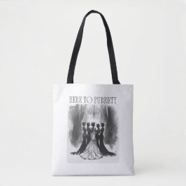 Bolsa Tote Aqui para Purrr-tido – Despedida de Solteira Felin