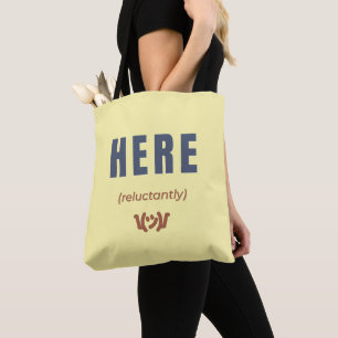 Bolsa Tote Aqui (relutante)
