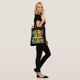 Bolsa Tote Aqui Vamos Nós de Novo Quer Dizer Bem-Vindos de Vo