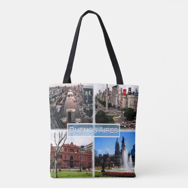 Bolsa Tote AR Buenos Aires - O principal centro financeiro - (Verso)