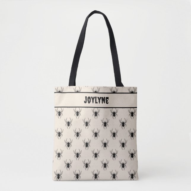 Bolsa Tote Aranha Assustadora de Halloween (Frente)