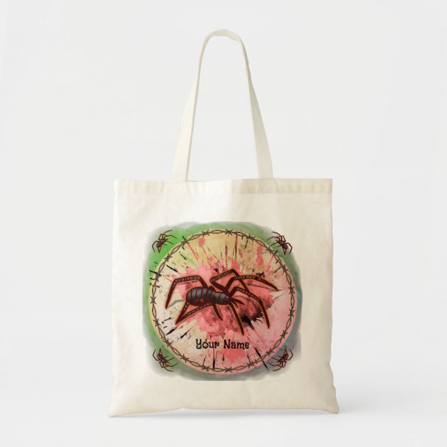 Bolsa Tote Aranha de Viúva Negra (Frente)