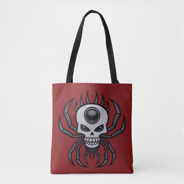 Bolsa Tote Aranha-do-crânio (Frente)