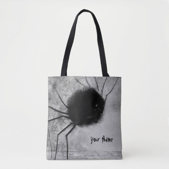 Bolsa Tote Aranha Sorridente por Odilon Redon, Halloween Anti (Frente)
