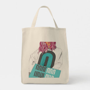Bolsa Tote Arberor Graphic Tote Bag - Estilo de Ilustração Ne