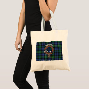 Bolsa Tote Arbuthnott Clan Crachá Tartan