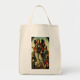Bolsa Tote Arcanjo Rafael com o jovem Tobias