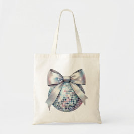 Bolsa Tote Arco de bola de disco rosa