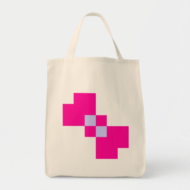 Bolsa Tote Arco de pixel de 8 bits (Frente)
