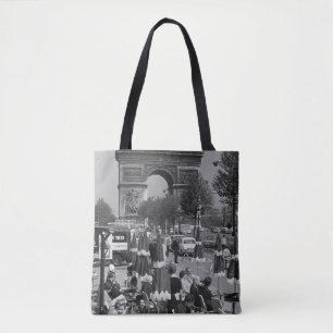 Bolsa Tote Arco do Triunfo Paris França Vintage