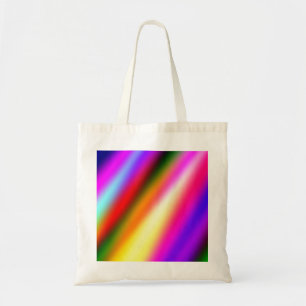Bolsa Tote Arco-íris abstrato pastel cor-de-rosa-azul ombre