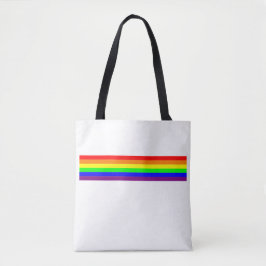 Bolsa Tote Arco-Íris Básico a 6 cores Orgulho gay LGBT