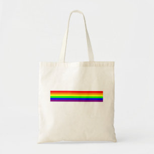 Bolsa Tote Arco-Íris Básico a 6 cores Orgulho gay LGBT