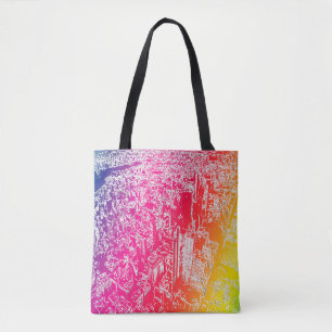 Bolsa Tote Arco-íris de Manhattan