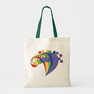 Bolsa Tote Arco-íris do baixo do fã