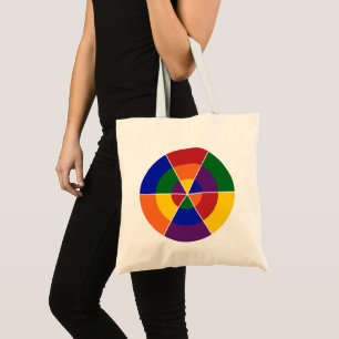 Bolsa Tote Arco-Íris Geométrico LGBT