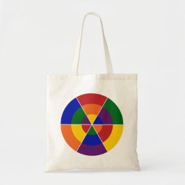 Bolsa Tote Arco-Íris Geométrico LGBT