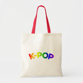 Bolsa Tote Arco-íris K-Pop Tote Bag