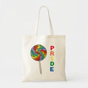Bolsa Tote Arco-Íris Lollipop Pride Tote Bag