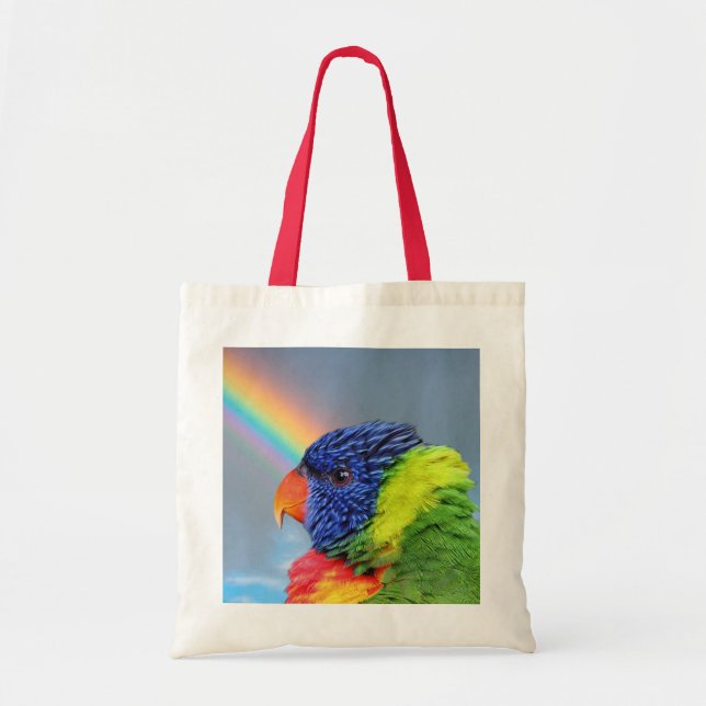 Bolsa Tote Arco-íris Lorikeet (Frente)