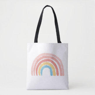 Bolsa Tote Arco-íris Pastel