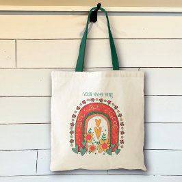 Bolsa Tote Arco-Íris veja a boa inspiração personalizada