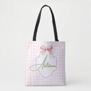 Bolsa Tote Arco Personalizado de Enfermeira de Bebê do outono