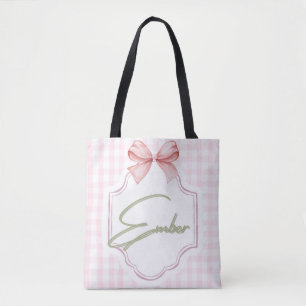 Bolsa Tote Arco Personalizado de Enfermeira Ember Baby Girl &