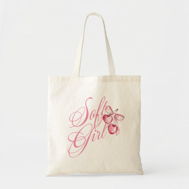 Bolsa Tote Arco Rosa Menina Soft – Fofoque Coquete (Frente)