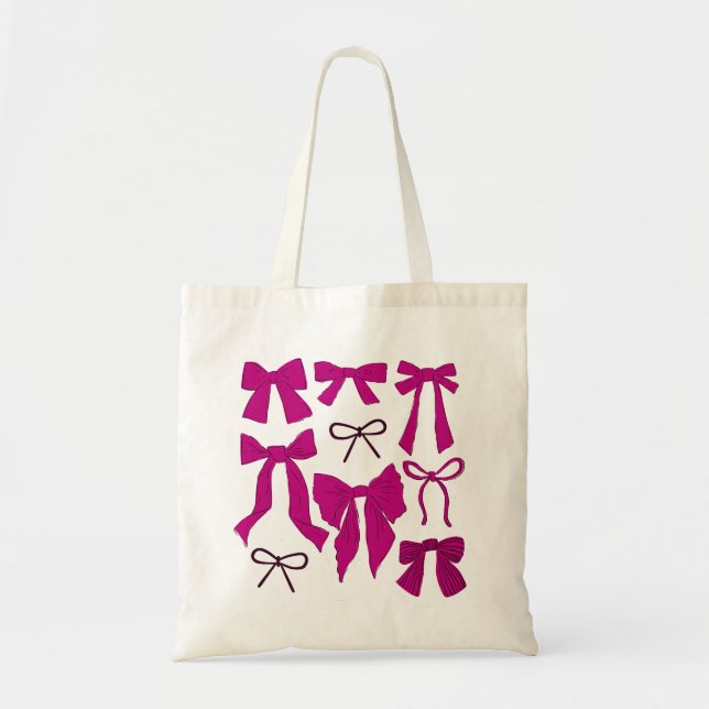 Bolsa Tote Arcos Magenta Coquette Girly (Frente)